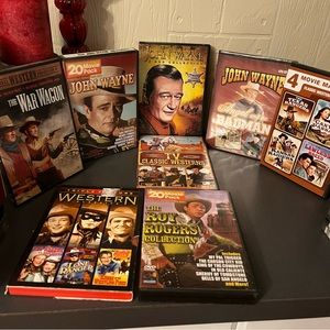 Bundle of 8 Western movies DVDs